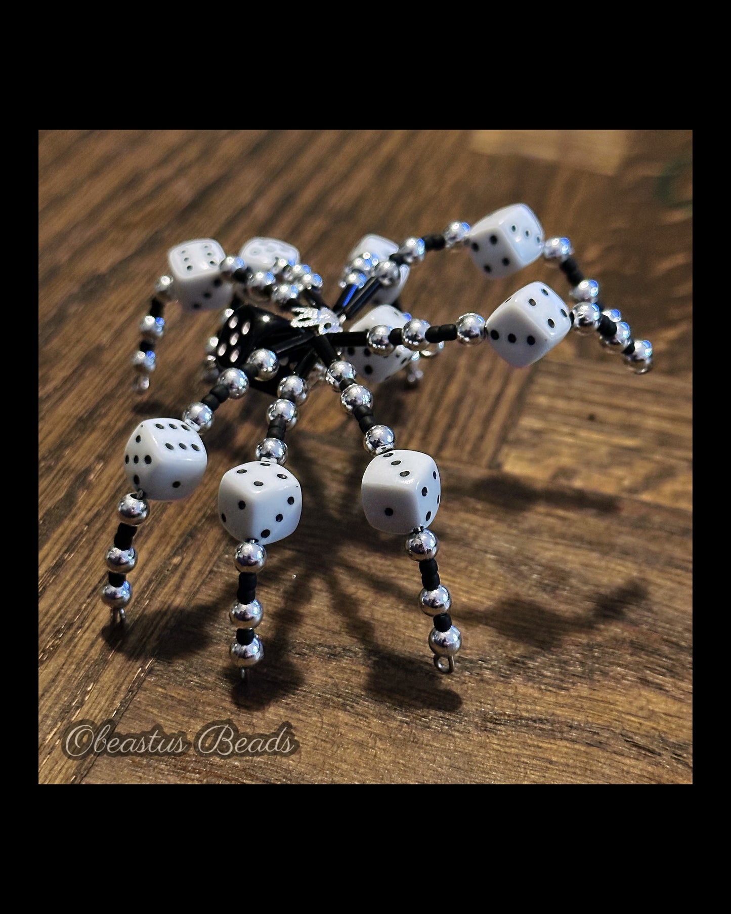 Halloween Spider Decorations - Beaded Spiders