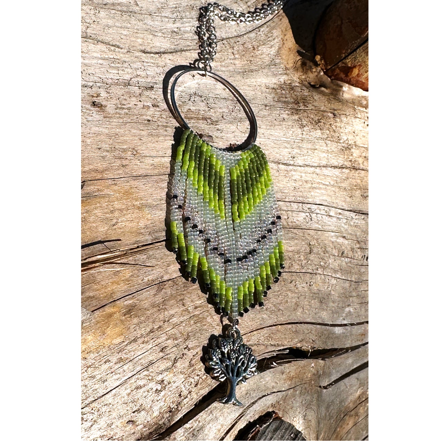 Natures Green Tree Necklace