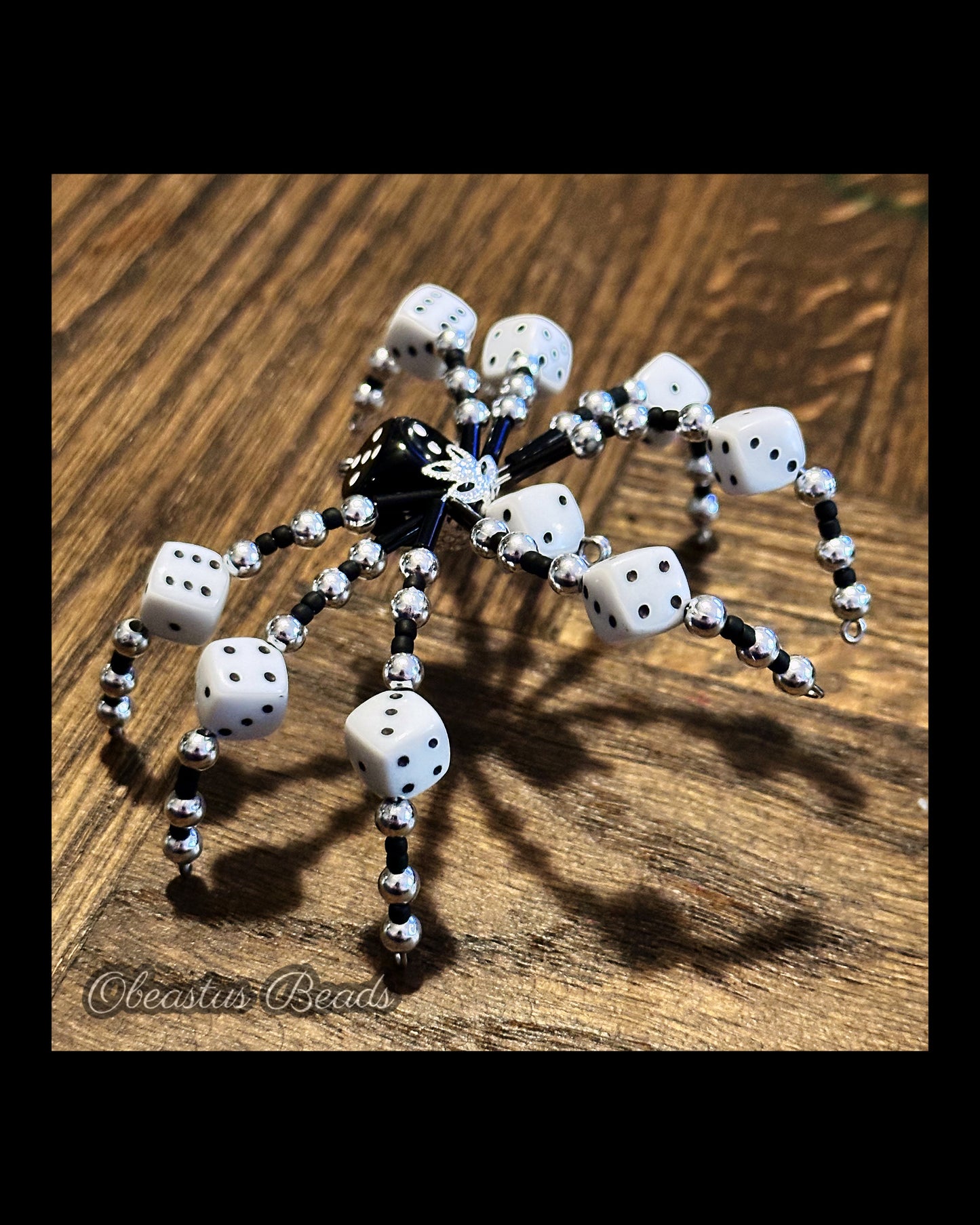 Halloween Spider Decorations - Beaded Spiders