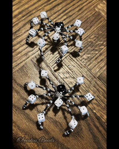 Halloween Spider Decorations - Beaded Spiders