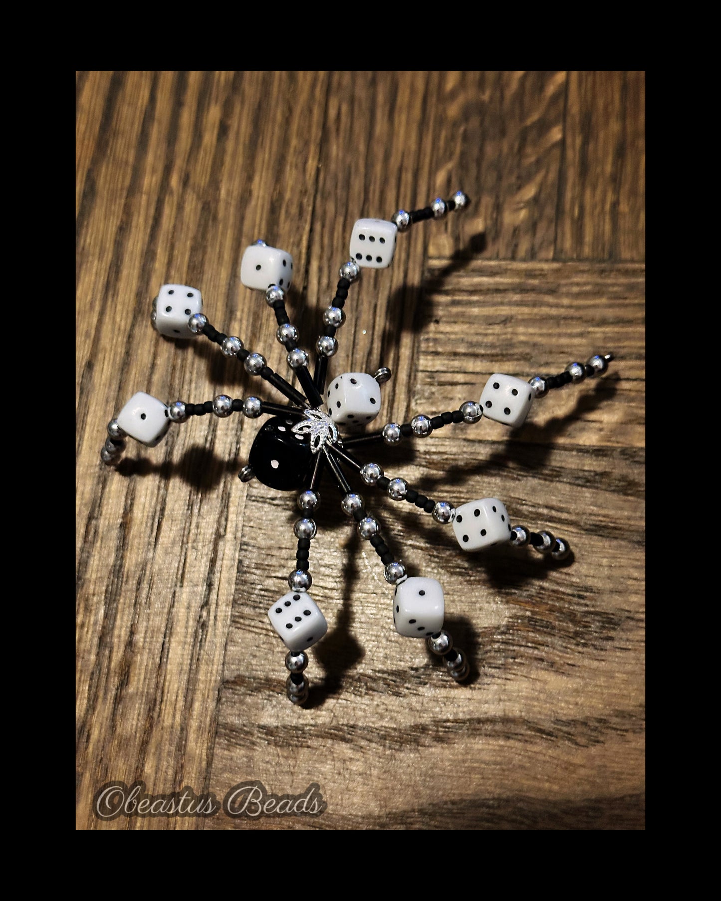 Halloween Spider Decorations - Beaded Spiders