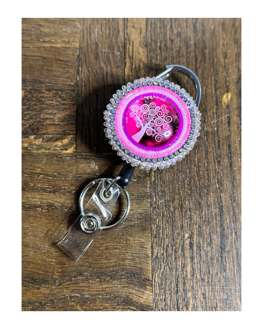 Beaded Badge Reel Set