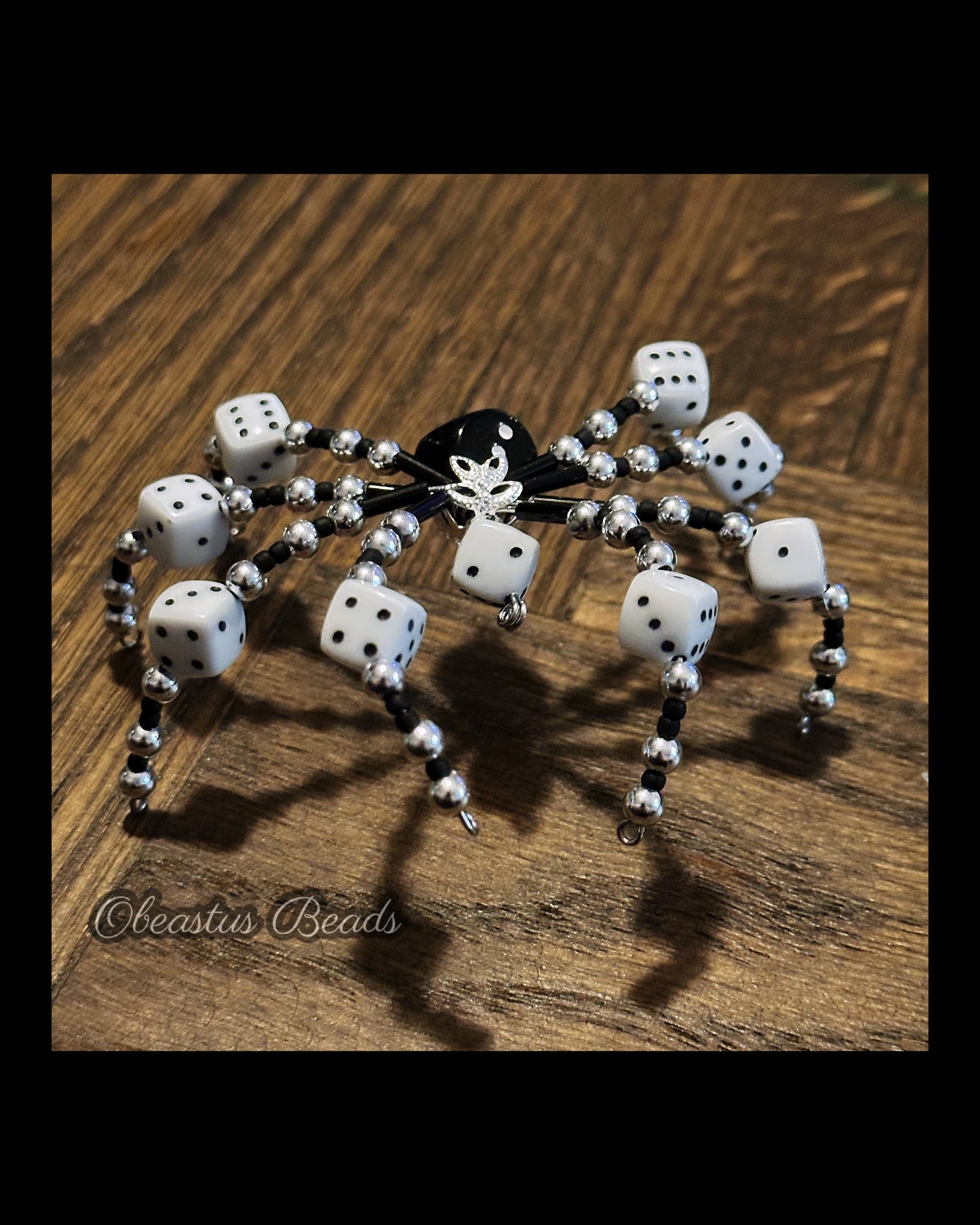 Halloween Spider Decorations - Beaded Spiders