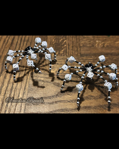 Halloween Spider Decorations - Beaded Spiders